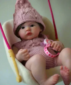 reborn doll girl baby awake