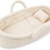 Cozy Dream Doll Bassinet - Baby Doll Portable Carrier - Fits for American Girl Dolls or Teddy Bears up to 18"(46cm) - White