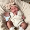🎁【Real Life Baby Dolls】Reborn baby dolls Vinyl full body, size approx. 18 inches (45cm), net weight approx. 2.0 lbs.The material of this reborn baby is full Vinyl vinyl, the vinyl dolls are a lot more durable, if you are looking to invest in a doll for your child, these vinyl dolls tend to be more “child-friendly” as they are low maintenance. 🎁【Lifelike Details】Her coloring is great and she even has vivid veins on skin! All the painted parts of this baby are hand-painted,adorable rosy face with hand painted eyebrow and hand-applied eyelashes.Such realistic fingers and toes and looks like a nice clean and healthy baby. 🎁【Lovely & Snuggly】Reborn baby dolls Girl looks a lot like a real baby without being freaky, your child would love her so much. She fits in newborn clothes and diapers,which is suitable for your child's creativity, and she is not weighted too much for your child to carry about. Your child can hold her up well and take good care of her, it is perfectly lifelike and so snuggly. 🎁【Anatomically Correct】Her body is full vinyl from head to toe and she is anatomically correct, this baby doll you can bath, it has privat part, so if you are getting this for a child please keep that in mind.This realistic baby is really good for beginners. 🎁【Good for】For many reborn doll collectors and enthusiasts, a reborn baby will spark their love for these incredibly sweet babies. If you are looking for a realistic doll, definitely adopt a newborn baby doll › See more product details