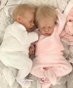 Maya & Ethan – Full Body Silicone Vinyl Reborn Twins Dolls