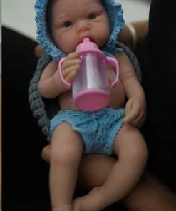 Hyper-Elastic 12-Inch Micro Preemie Full-Body Silicone Baby Doll "Ronnie"