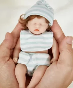 sleeping smily mini reborn doll