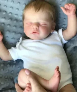 Reborn baby doll sleeping Sam