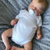 Reborn baby doll sleeping Sam