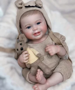 reborn baby boy smiling newborn 18 inch doll