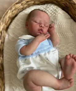 The Sili Cradle Silicone Reborn Doll Baby 20in 8.4lb COA Eyes Closed